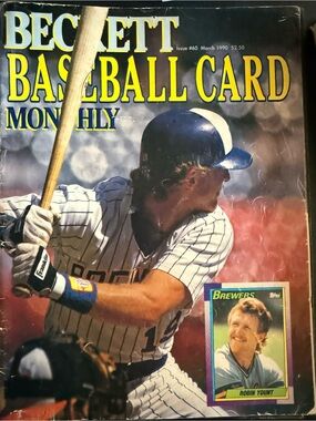 Beckett Baseball Card Monthly • March 1990 Issue #60 • Robin Yount Cover
